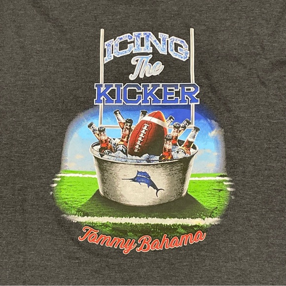 Tommy Bahama Big & Tall Icing the Kicker pocket long sleeve graphic tee NEW - Picture 1 of 4
